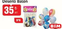 DESENLİ BALON 5'Lİ
